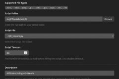 Tautulli - Notification Agent - Script - Configuration