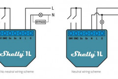 Aansluitschema Shelly 1L
