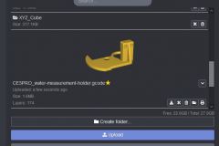 OctoPrint - Uploaded Files