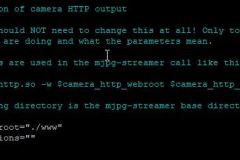 Aanpassen mjpg stream settings
