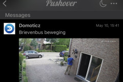 Pushover Notificatie