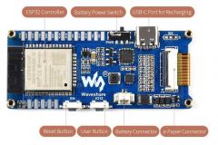 Waveshare 2.13Inch E-Papier Cloud Module Zwart-Wit 250 × 122 Pixels