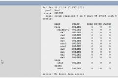 ZFS Pool Overzicht