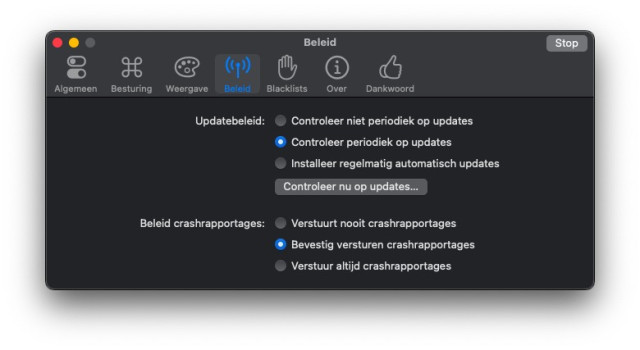 Configuratie AltTab