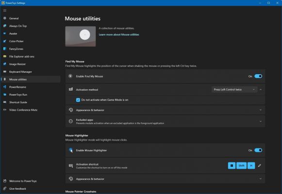 Mouse utilities