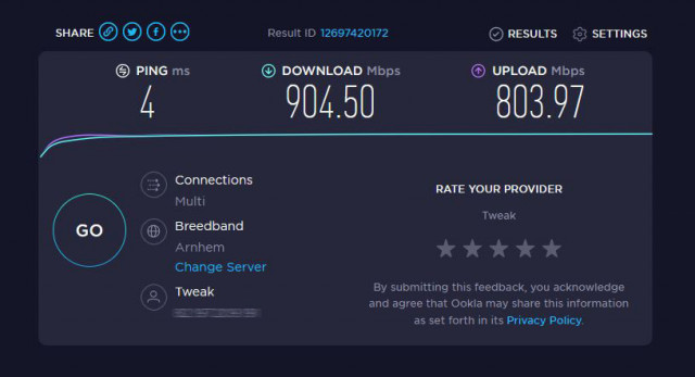 Speedtest Tweak