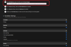 Trakt Plex Scrobbler Settings - URL Webhook