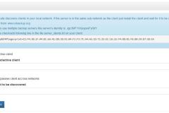 UrBackup - Add Client Details