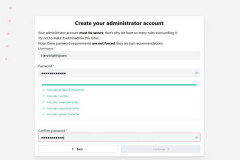 Homarr - Create administratator account