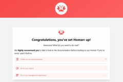 Homarr - Congratulations