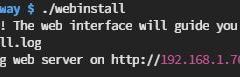 Raspberry-Gateway - Webbased-Install