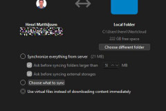 Nextcloud - Window Client