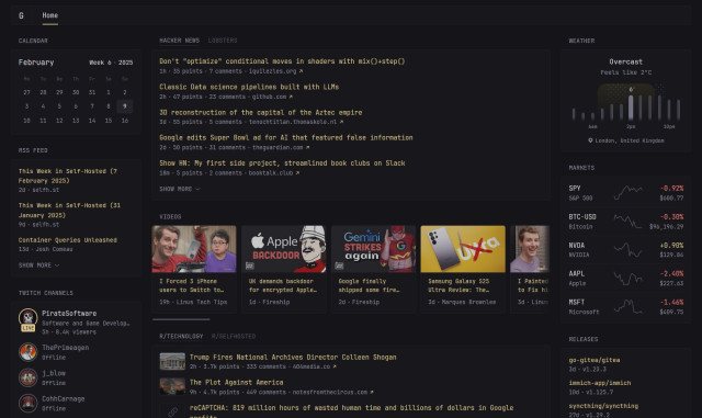 Default Glance Pagina