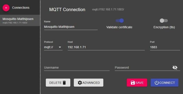 MQTT Connection