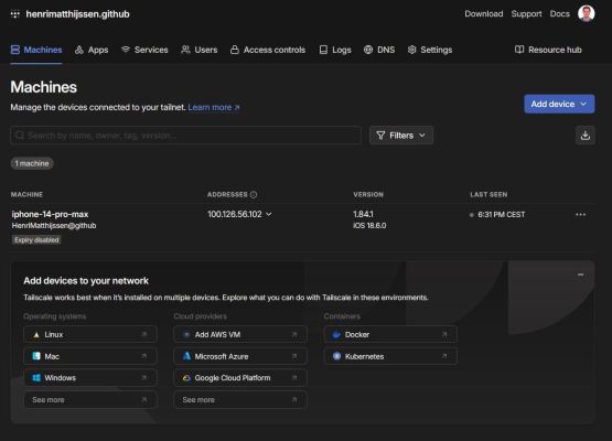 Tailscale - Add Clients