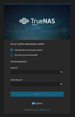 TrueNAS SCALE - Set-up TRUENAS authentication method