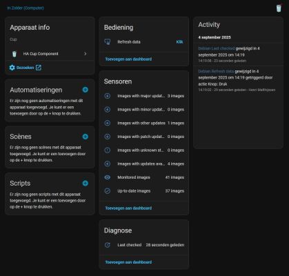 Cup - Home-Assistant integratie