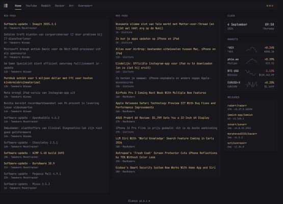 Glance - Home Pagina