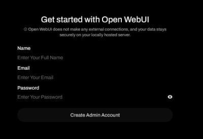 Open-WebUi - Get Started