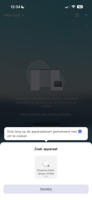 Aqara Home App - Detecteren