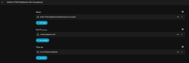 Home-Assistant - Aqara FP300 Automatisering