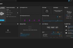 TrueNAS SCALE - Dashboard