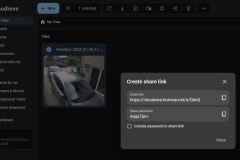 Cloudreve - Create share link