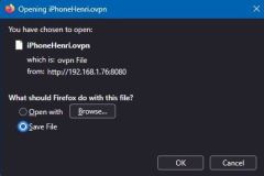 OpenVPN UI - Download .ovpn-file
