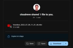 Cloudreve - Access share link