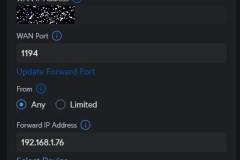 Unifi Forward Rule
