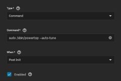 TrueNAS SCALE - Init-Shutdown  - powertop