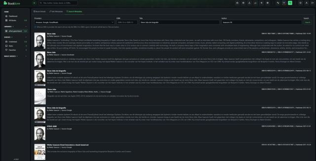 BookLore - Search Metadata