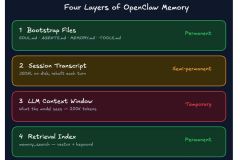 OpenClaw - Four Layers of Memory